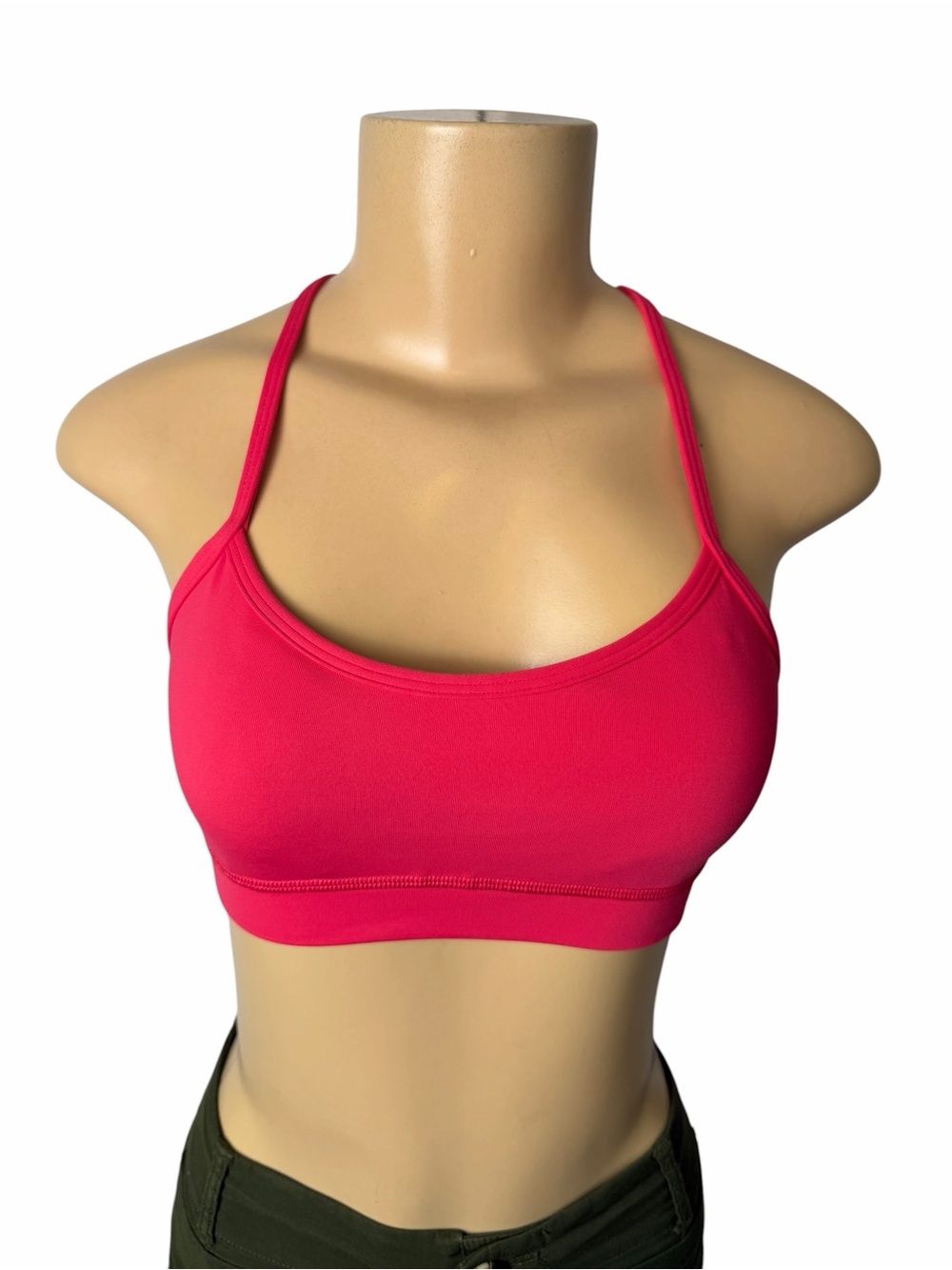 Lululemon flow Y hot pink sports bra size 4